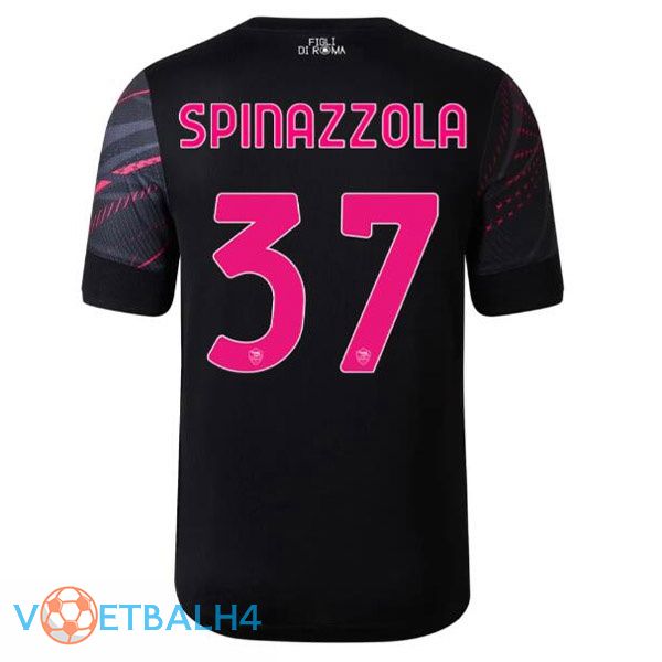 AS Roma (SPINAZZOLA 37) voetbal jerseys derde zwart 2022-2023