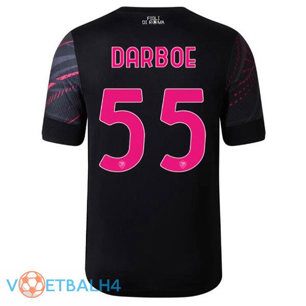 AS Roma (DARBOE 55) voetbal jerseys derde zwart 2022-2023