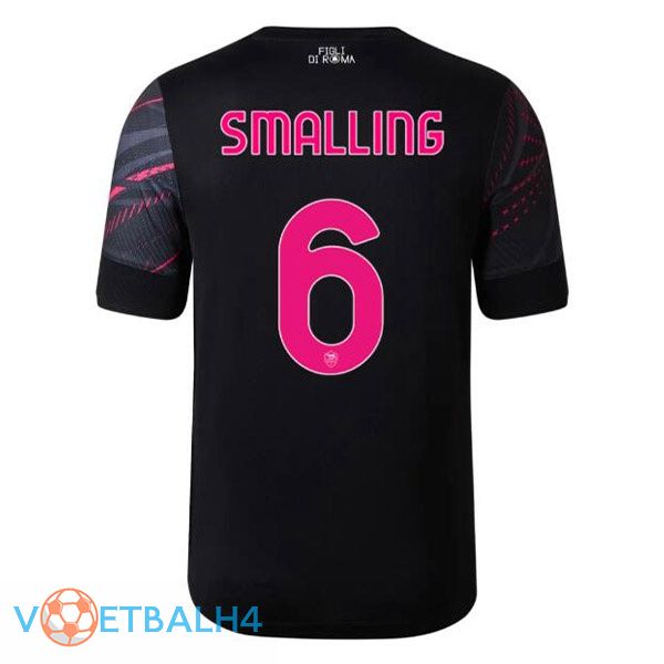 AS Roma (SMALLING 6) voetbal jerseys derde zwart 2022-2023