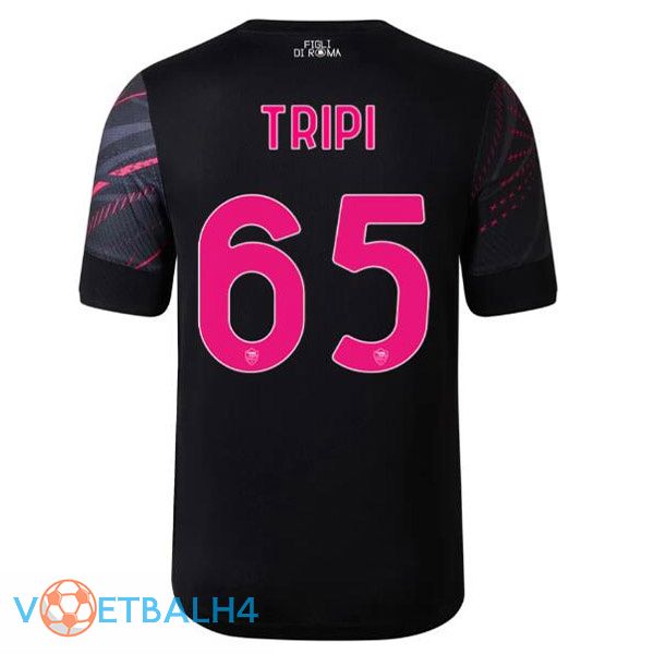 AS Roma (TRIPI 65) voetbal jerseys derde zwart 2022-2023