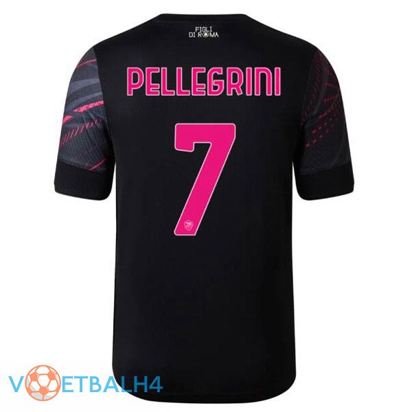 AS Roma (PELLEGRINI 7) voetbal jerseys derde zwart 2022-2023