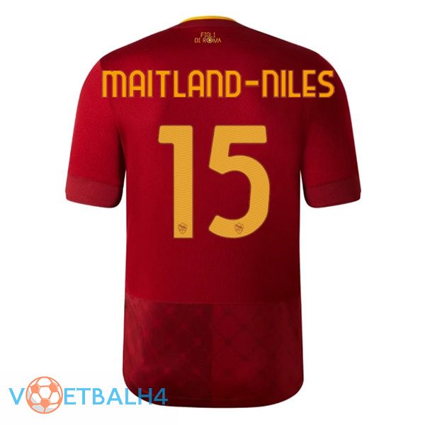 AS Roma (MAITLAND-NILES 15) jersey thuis rood 2022/2023