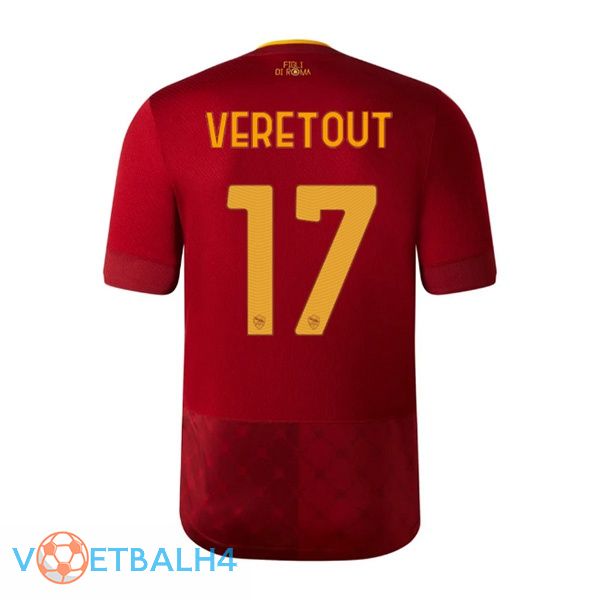 AS Roma (VERETOUT 17) jersey thuis rood 2022/2023