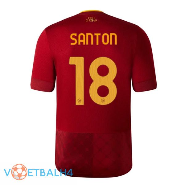 AS Roma (SANTON 18) jersey thuis rood 2022/2023