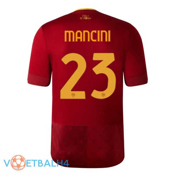 AS Roma (MANCINI 23) jersey thuis rood 2022/2023