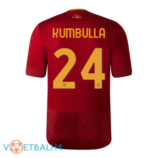 AS Roma (KUMBULLA 24) jersey thuis rood 2022/2023