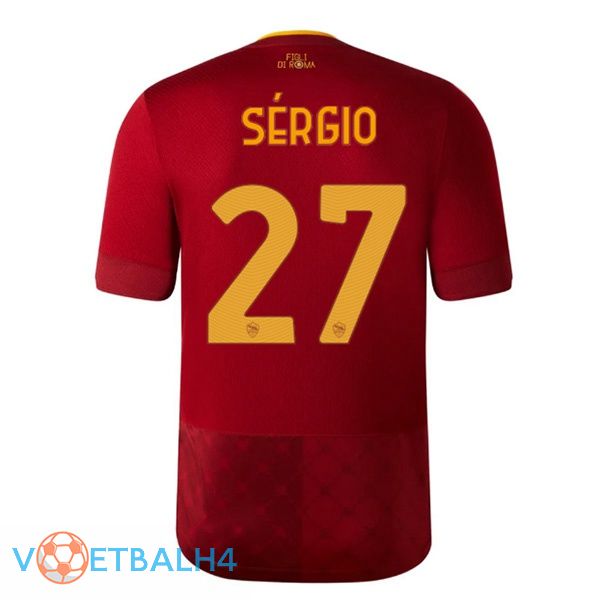 AS Roma (SÉRGIO 27) jersey thuis rood 2022/2023