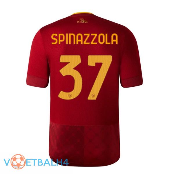 AS Roma (SPINAZZOLA 37) jersey thuis rood 2022/2023