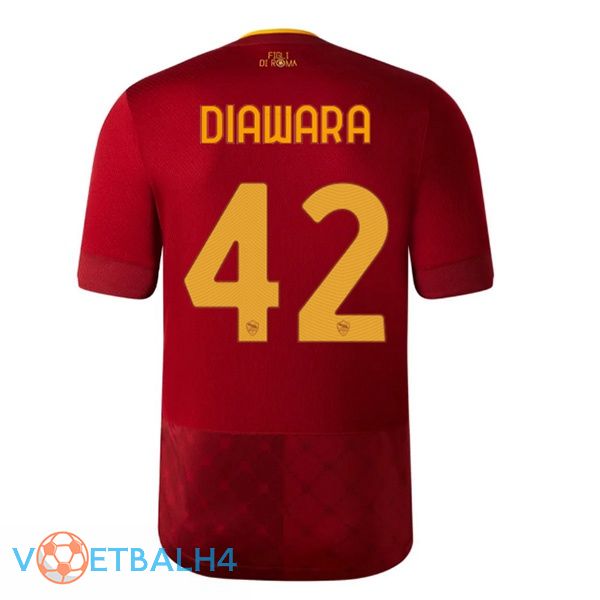 AS Roma (DIAWARA 42) jersey thuis rood 2022/2023