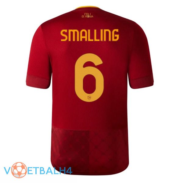 AS Roma (SMALLING 6) jersey thuis rood 2022/2023