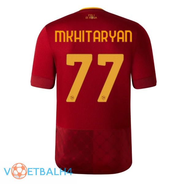 AS Roma (MKHITARYAN 77) jersey thuis rood 2022/2023