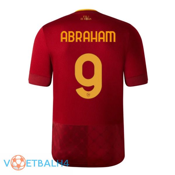 AS Roma (ABRAHAM 9) jersey thuis rood 2022/2023