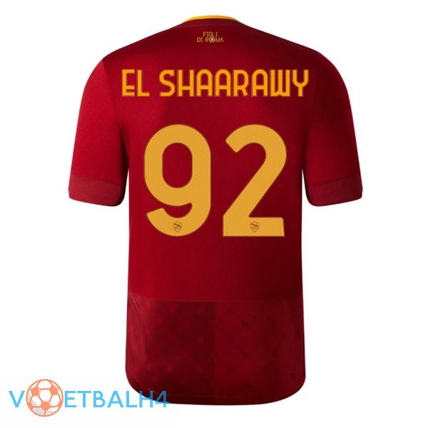 AS Roma (EL SHAARAWY 92) jersey thuis rood 2022/2023