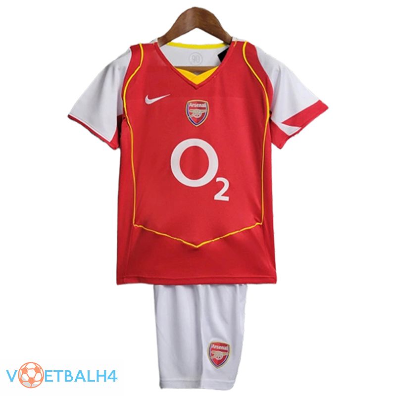 Arsenal Retro kinderen voetbal jersey thuis 2004/2005