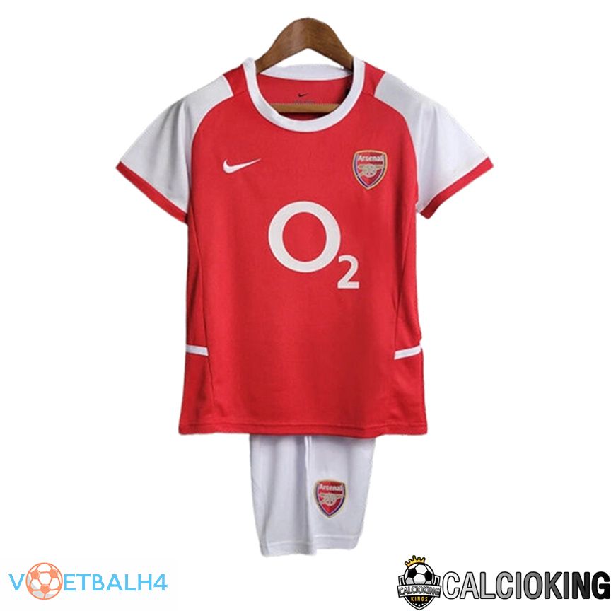 Arsenal Retro kinderen voetbal jersey thuis 2002/2004