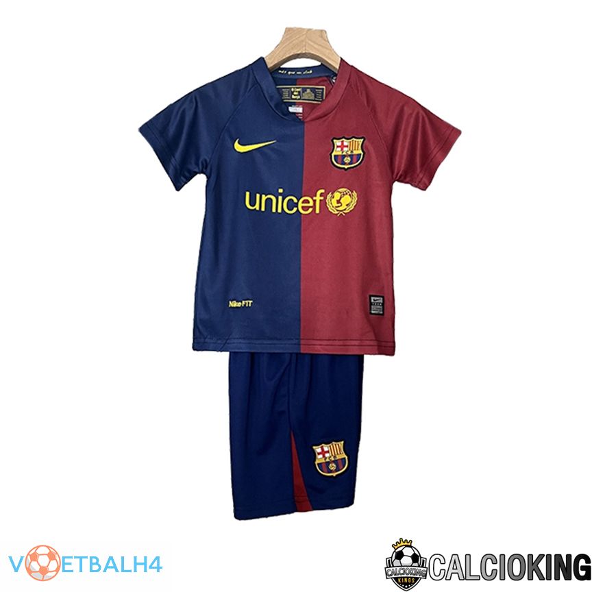 FC Barcelona Retro kinderen voetbal jersey thuis 2008/2009