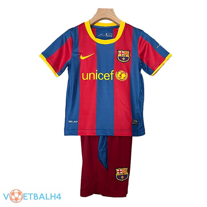 FC Barcelona Retro kinderen voetbal jersey thuis 2010/2011