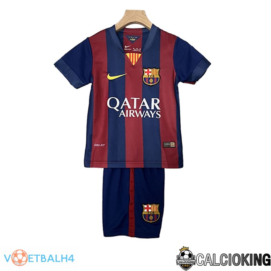 FC Barcelona Retro kinderen voetbal jersey thuis 2014/2015