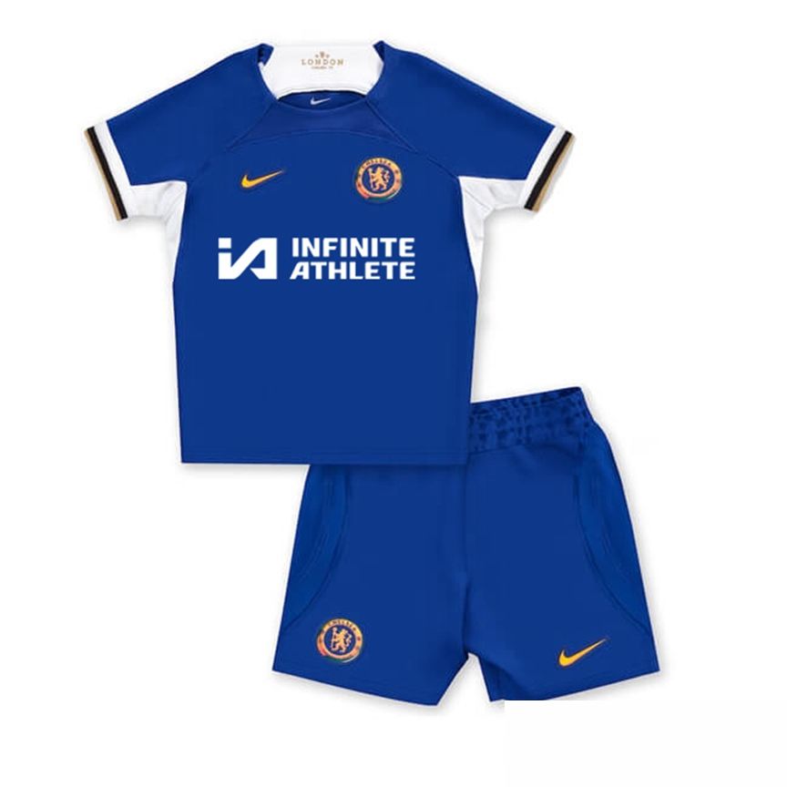 FC Chelsea kinderen voetbal jersey Sponsor thuis 2023/2024