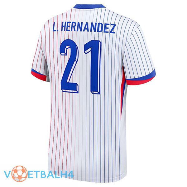 Frankrijk (L.HERNANDEZ 21) uit voetbal jersey 2024/2025