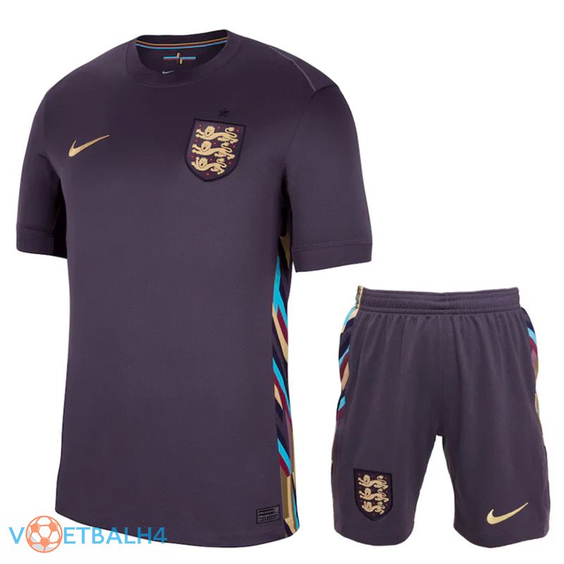 Engeland uit voetbal jersey + korte broek Kit 2024/2025