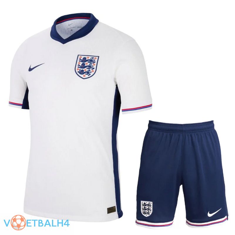 Engeland thuis voetbal jersey + korte broek Kit 2024/2025