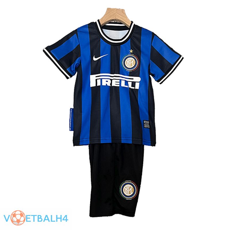 Inter Milan Retro kinderen voetbal jersey thuis 2009/2010