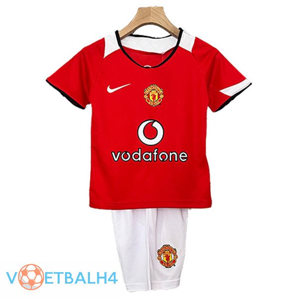 Manchester United Retro kinderen thuis voetbal jersey 2005/2006