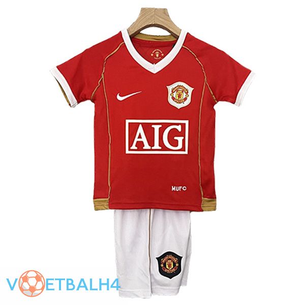 Manchester United Retro kinderen thuis voetbal jersey 2006/2007