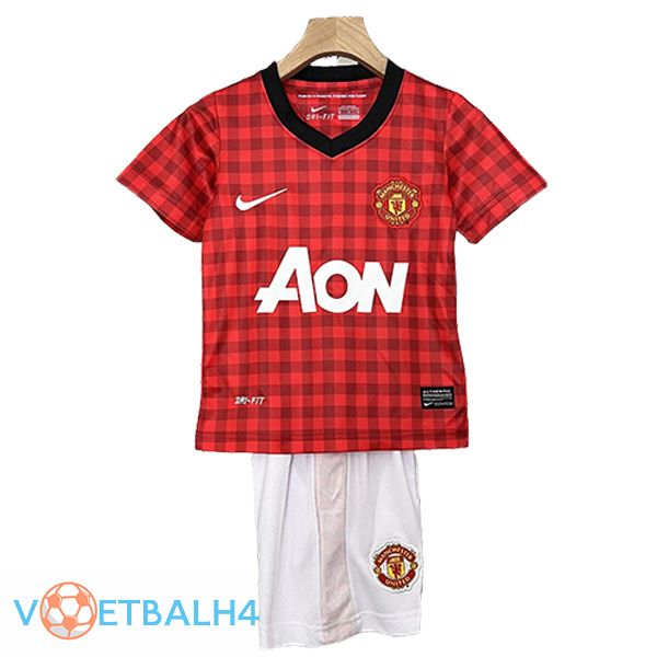 Manchester United Retro kinderen thuis voetbal jersey 2012/2013