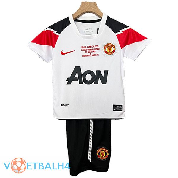 Manchester United Retro kinderen uit voetbal jersey 2010/2011