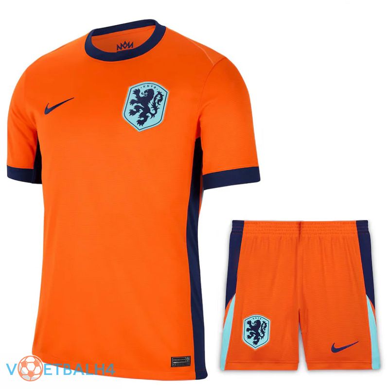 Nederland uit voetbal jersey + korte broek Kit 2024/2025