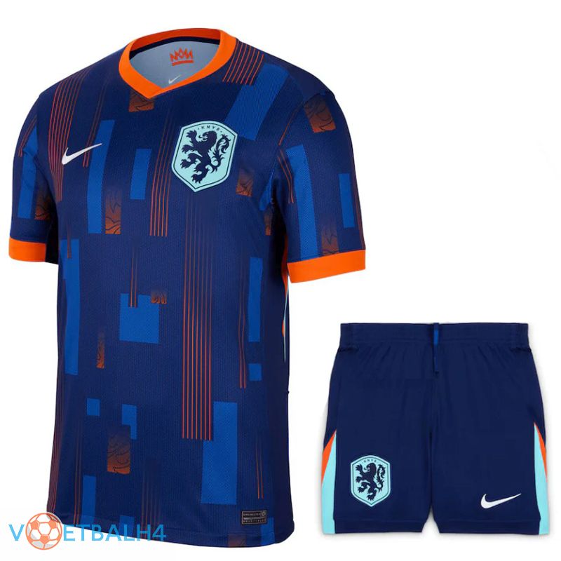 Nederland thuis voetbal jersey + korte broek Kit 2024/2025