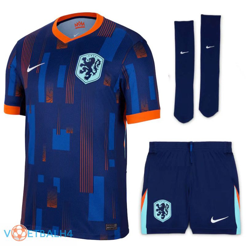 Nederland thuis voetbal jersey (korte broek + soks) Kit 2024/2025