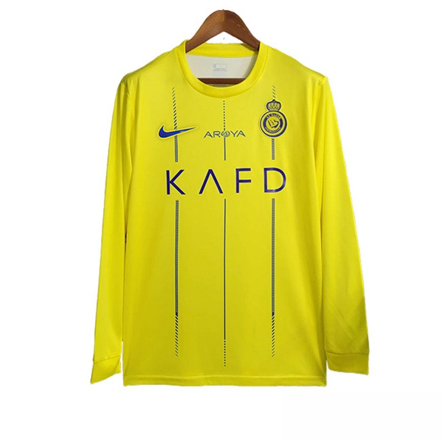 Al-Nassr voetbal jersey thuis lange mouw2023/2024