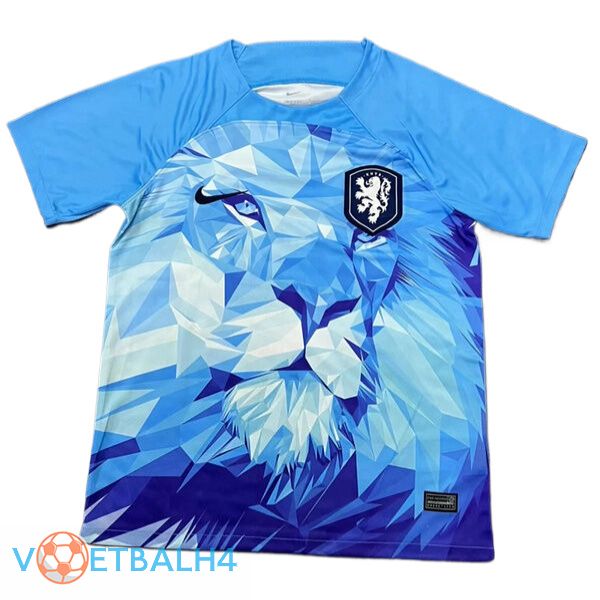 Nederland voetbal jersey Speciale editie blauw 2024/2025