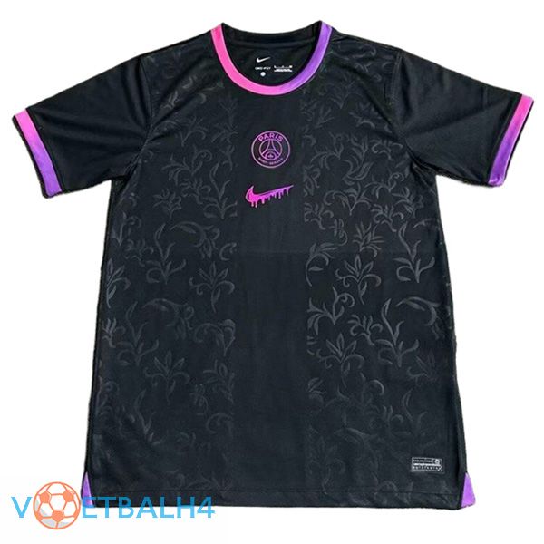 PSG voetbal jersey Speciale editie zwart 2024/2025