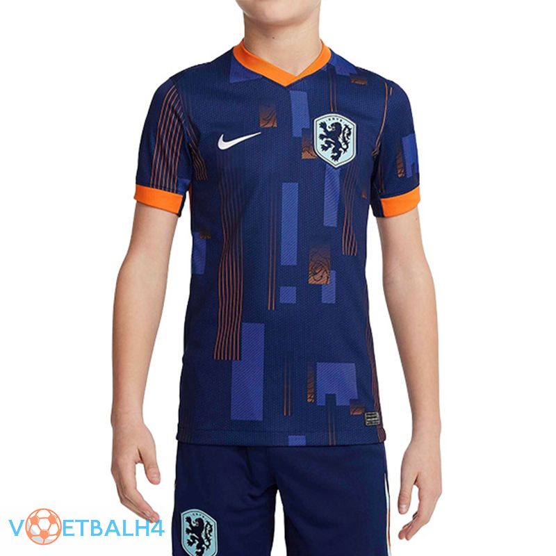 Nederland kinderen uit voetbal jersey UEFA Euro 2024