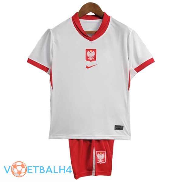 Poland kinderen thuis voetbal jersey UEFA Euro 2024