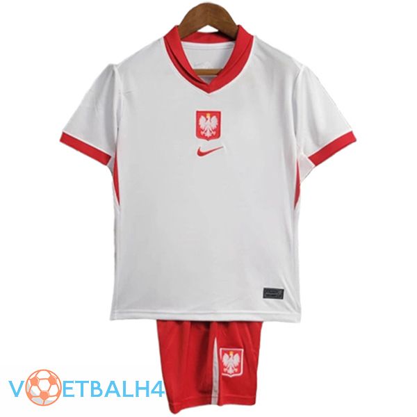 nieuw Poland kinderen thuis voetbal jersey 2024/2025