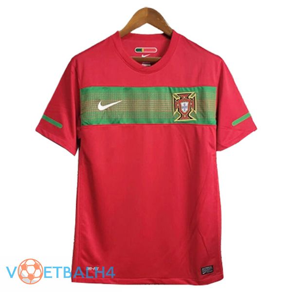 Portugal Retro thuis voetbal jersey 2010