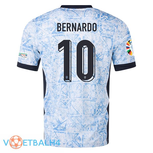 Portugal (BERNARDO 10) uit voetbal jersey UEFA Euro 2024