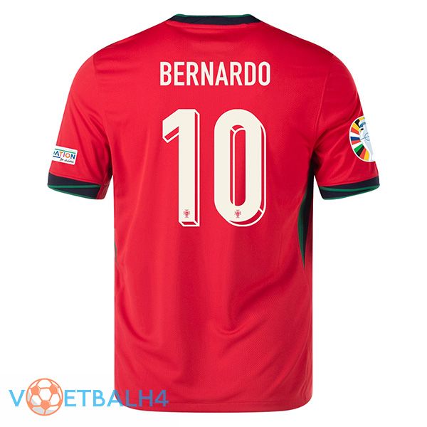 Portugal (BERNARDO 10) thuis voetbal jersey UEFA Euro 2024