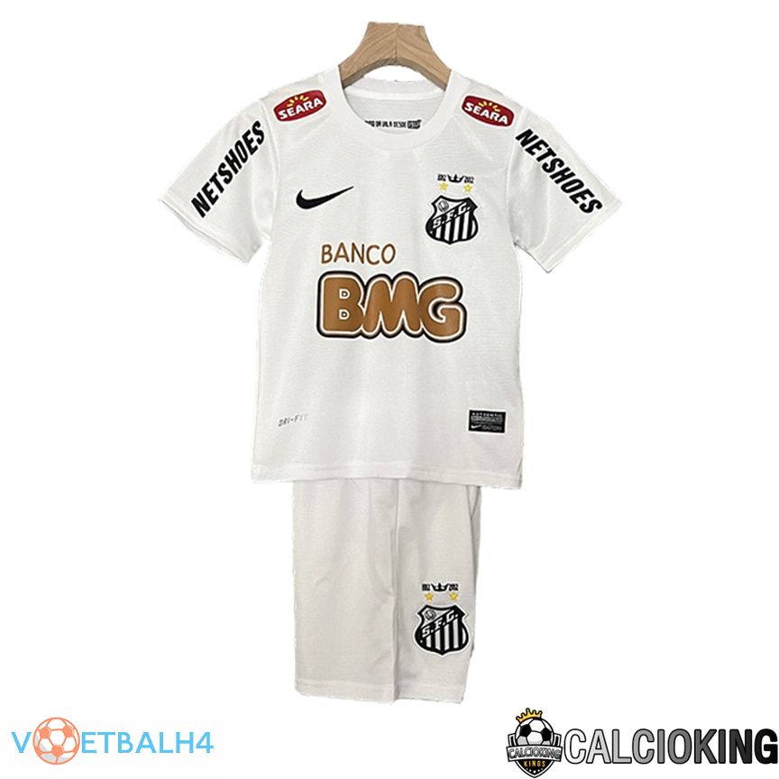 Santos Retro kinderen voetbal jersey thuis 2011/2012