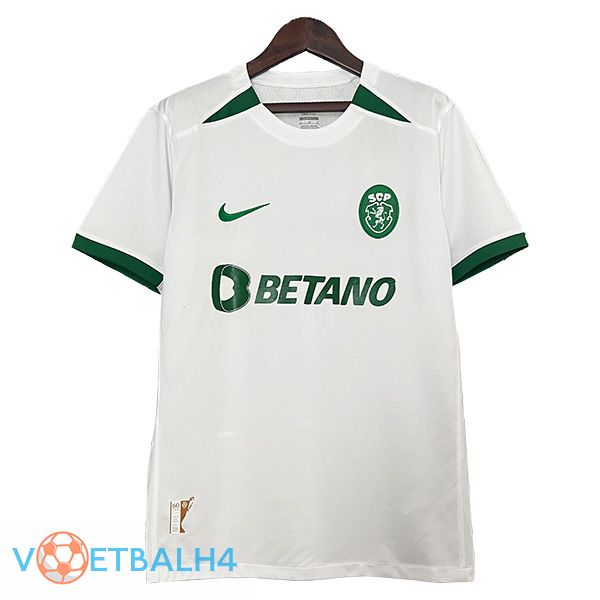 Sporting voetbal jersey Speciale editie wit 2024/2025