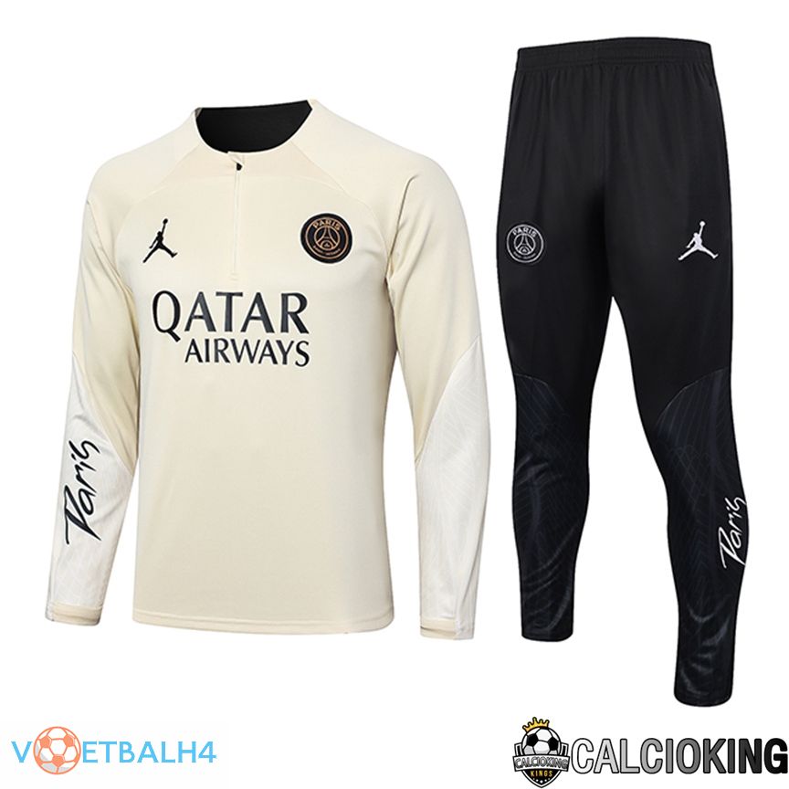 Jordan PSG trainingspak geel/zwart 2024/2025