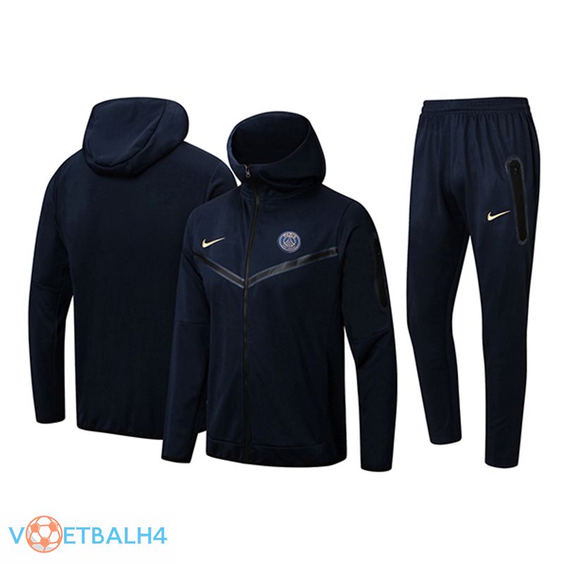 PSG Dark trainingspak Hoodie Windbreaker blauw 2024/2025