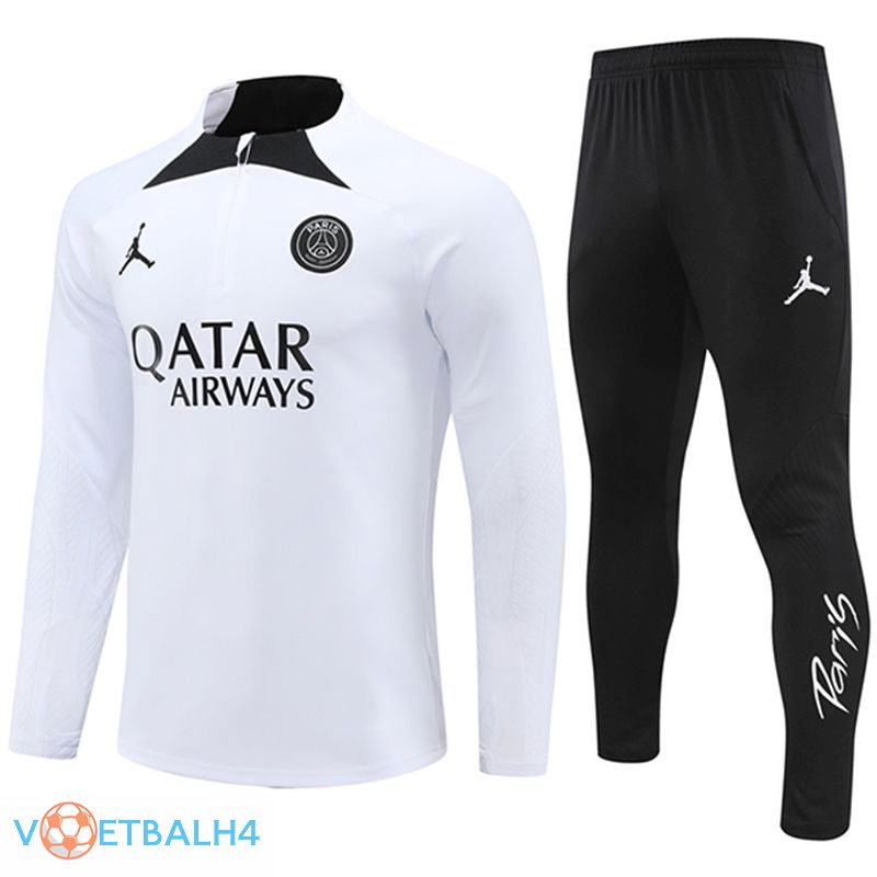 PSG kit trainingspak wit/zwart 2024/2025