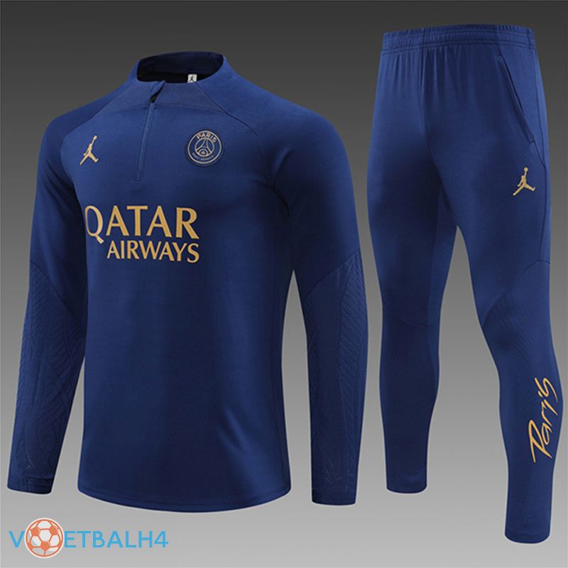 PSG kinderen kit trainingspak blauw Marine 2024/2025