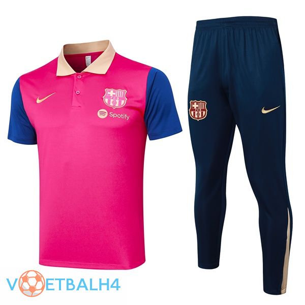 FC Barcelona voetbal Polo + Training broek roze 2024/2025